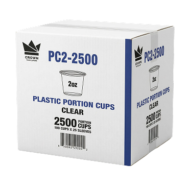 2oz Portion Cup Clear Carton