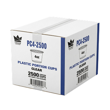 4oz portion cup CLEAR Carton