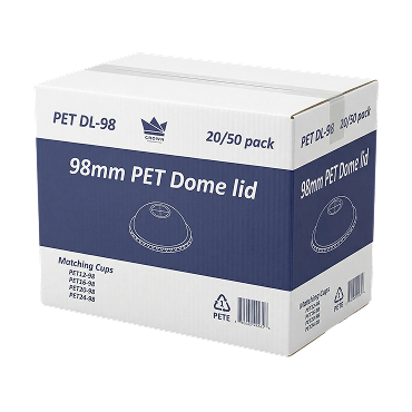 98mm PET Dome Lid