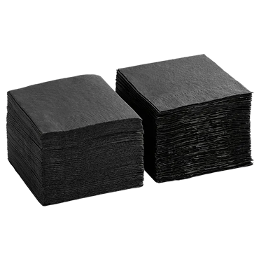Beverage Napkins Black