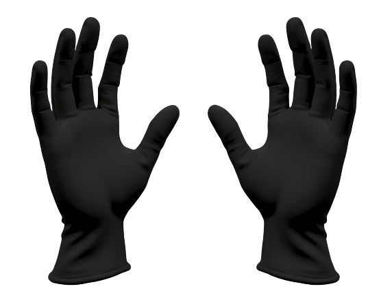 img ar Black Nitrile Gloves main